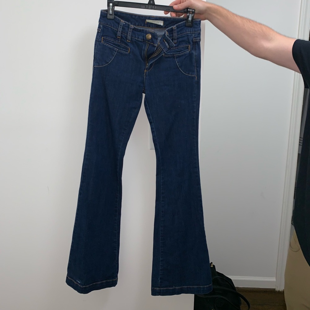Free People denim bell bottom / flare jeans 27
